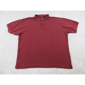 Patagonia Polo Shirt Mens Extra Large Red Orangic‎ Cotton Hike Outdoor Gorpcore*